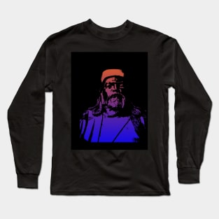 Vaporwave Genghis Khan 4213 Ulaanbaatar Long Sleeve T-Shirt